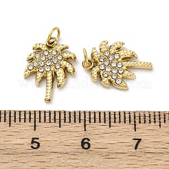 304 Stainless Steel Crystal Rhinestone Pendants&nbsp;STAS-E550-10G
