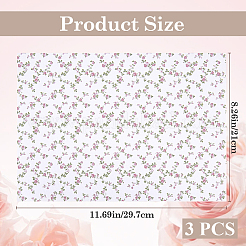 3Pcs Miniature Wallpapers&nbsp;DIY-CP0014-05