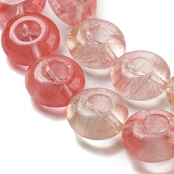Cherry Quartz Glass Beads Strands&nbsp;G-P536-A15-01
