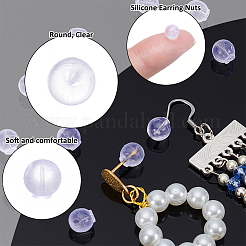 100Pcs Silicone Earring Nuts&nbsp;FIND-UN0009-93
