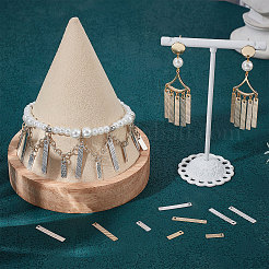 100Pcs 4 Style Brass Pendants&nbsp;KK-BBC0005-59