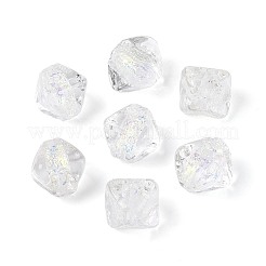 Handmade Foil Glass Beads Strands&nbsp;FOIL-N033-01E