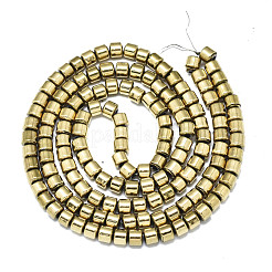 Electroplate Non-magnetic Synthetic Hematite Beads Strands&nbsp;X-G-S352-73