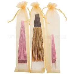 100Pcs Organza Drawstring Bags for Chinese Fan&nbsp;OP-GF0001-02B