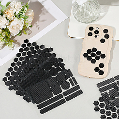 8Pcs 2 Styles PEVA Rubber Anti-Slip Hexagonal Phone Grip Tape Stickers for Phones&nbsp;AJEW-SP0002-64C-02