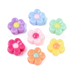 Two Tone Opaque Acrylic Beads&nbsp;OACR-Q203-06