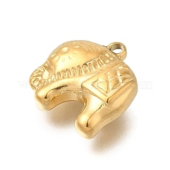 PVD Vacuum Plating 201 Stainless Steel Charms&nbsp;STAS-C111-18G