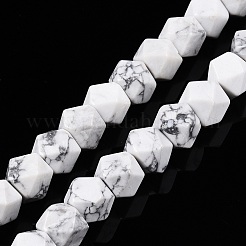 Natural Howlite Beads Strands&nbsp;G-T138-35