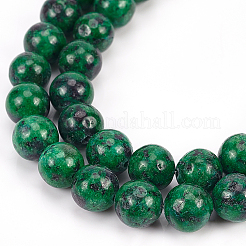 Natural Ruby in Zoisite Beads Strands&nbsp;G-OC0001-15-10mm