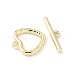 Heart Alloy Toggle Clasps&nbsp;FIND-B047-22G