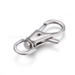 Tarnish Resistant 304 Stainless Steel Swivel Lobster Claw Clasps&nbsp;X-STAS-I117-01P
