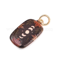 Brass Enamel Pendants&nbsp;ENAM-I087-03A