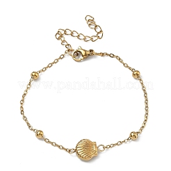 Marine Life Theme 304 Stainless Steel Link Bracelets&nbsp;BJEW-F534-02G