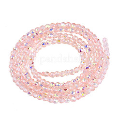 Transparent Glass Beads Strands&nbsp;LS-EGLA-N028-01A-A10