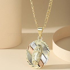 Brass Virgin Pendant Necklaces&nbsp;FS-WG65C55-01