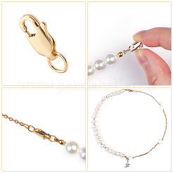 10Pcs Brass Lobster Claw Clasps&nbsp;KK-BBC0024-53