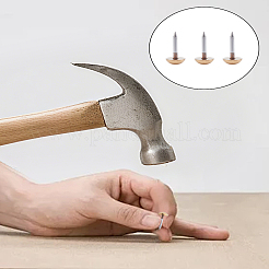 10Pcs Brass Furniture Nails&nbsp;KK-LP0004-74