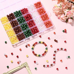 6 Colors Imitation Pearl Acrylic Beads&nbsp;OACR-SP0001-76B