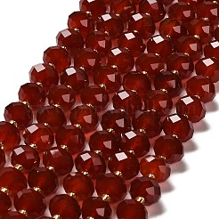 Natural Carnelian Beads Strands&nbsp;G-P573-A65-10x6mm