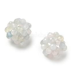 Natural Morganite Woven Beads&nbsp;GG-CBA2E9C-F31-02