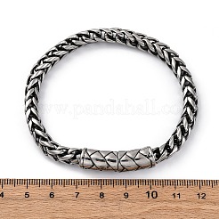 316 Surgical Stainless Steel Wheat Chain Bracelets for Men Women&nbsp;BJEW-Q349-16P