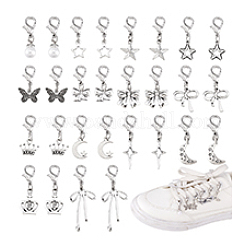 28Pcs 14 Styles Alloy Shoes Charms&nbsp;HJEW-PH02015