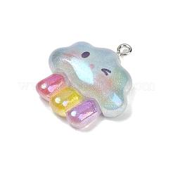 Transparent Resin Pendants&nbsp;RESI-R467-01P-02