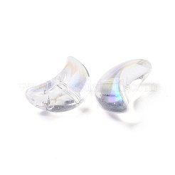 Transparent Electroplate Glass Beads&nbsp;GLAA-F122-01F