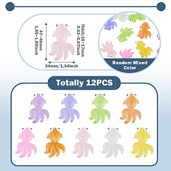 Luminous Fish Resin Ornament&nbsp;AJEW-TAC0045-006