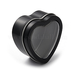Tinplate Iron Heart Shaped Candle Tins&nbsp;CON-NH0001-01D