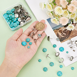 DIY Stone Earring Making Kits&nbsp;DIY-PH0006-10