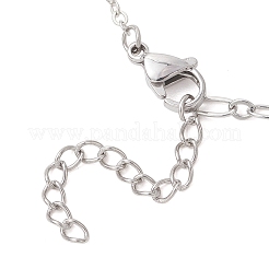 Brass Mixed Chain Slider Necklace Making&nbsp;AJEW-JB01563-02