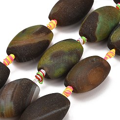 Natural Agate Beads Strands&nbsp;G-A321-O04-01