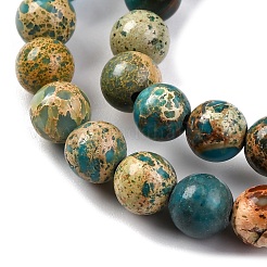 Dyed Natural Regalite/Imperial Jasper/Sea Sediment Jasper Beads Strands&nbsp;G-B124-C02-06
