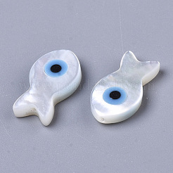 Natural White Shell Mother of Pearl Shell Beads&nbsp;SSHEL-N034-48