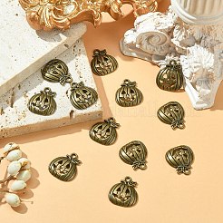 20Pcs Tibetan Style Halloween Pumpkin Jack-O'-Lantern Alloy Pendants&nbsp;TIBEP-YW0001-43AB