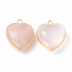 Natural Rose Quartz Pendants&nbsp;G-C005-01G-15