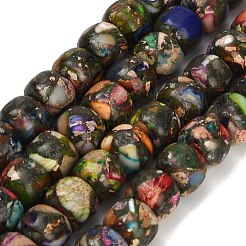 Dyed Synthetic Imperial Jasper Beads Strands&nbsp;GG-CBAA20A-03C