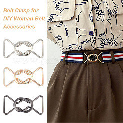 12Pcs 3 Colors Alloy Belt Buckles&nbsp;FIND-OC0002-91B