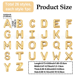 26Pcs 26 Styles 304 Stainless Steel Pendants&nbsp;STAS-YW0002-78G