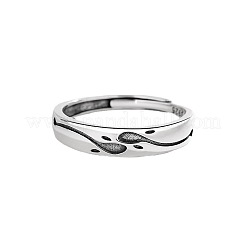 925 Sterling Silver Adjustable Finger Rings for Man&nbsp;FS-WGAB56D-01