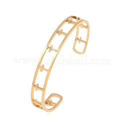304 Stainless Steel Cuff Bangles for Women&nbsp;BJEW-S181-02G-A