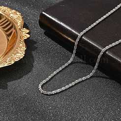 2MM 304 Stainless Steel Link Chain Necklaces for Women&nbsp;NJEW-B131-10P