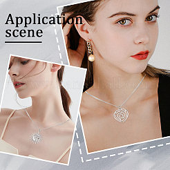 12Pcs 304 Stainless Steel Serpentine Chain Necklaces Set for Men Women&nbsp;NJEW-SC0001-15