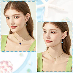 12 Sets 2 Colors  Natural Mixed Stone Charms&nbsp;G-FH0001-87