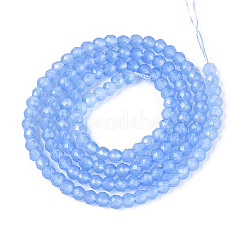 Imitation Jade Glass Beads Strands&nbsp;GLAA-T028-3mm-11L