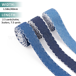 7.5 Yards 3 Colors Polyester Ribbon&nbsp;OCOR-FH0001-57A
