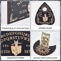 Wooden Witch Craft Sets&nbsp;DJEW-WH0063-30I