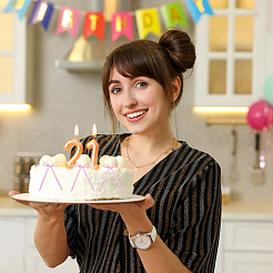 16Pcs Acrylic & Polyester Cake Decorating Supplies&nbsp;AJEW-NB00019