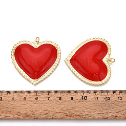 Iron Enamel Pendants&nbsp;IFIN-K339-05G-01